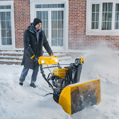 Снегоуборщик бензиновый DENZEL SBL 711DT PRO, 420cc, гусеницы, эл.старт, блок. дифф.