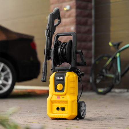 Моечная машина высокого давления DENZEL R-170D, 1800 Вт, 170 бар, 380 л/ч, с барабаном