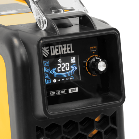 Аппарат инвертор. дуговой сварки DENZEL SDM-220 Top, 220 А, ПВ 60%