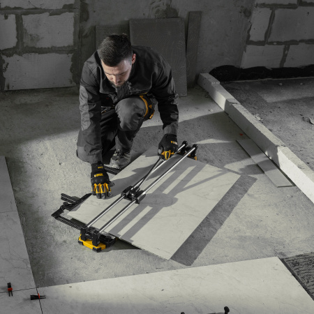 Плиткорез DENZEL 1000х14мм, цельнометал. напр., каретка на подш., стальная станина, рукоятка-пенал