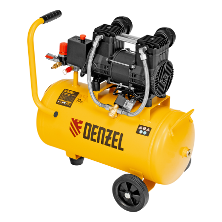 Компрессор безмасл. малошумный DENZEL DLP-950/24, 950Вт,24 л, 2850 об/мин, 170 л/мин Компрессор безмасл. малошумный DENZEL DLP-950/24, 950Вт,24 л, 2850 об/мин, 170 л/мин