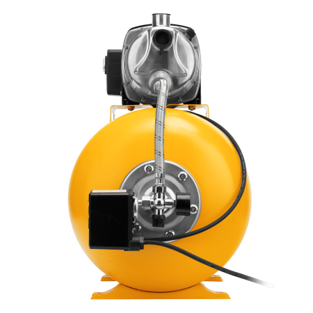 Насосная станция DENZEL PSL1100X, 1100 Вт, 3600 л/ч, ресивер 50 л, подъем 45 м, нержавейка