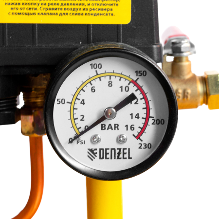 Компрессор воздушный DENZEL BCI4000-T/200, 4.0 кВт, ременный привод, 200 литров, 690 л/мин