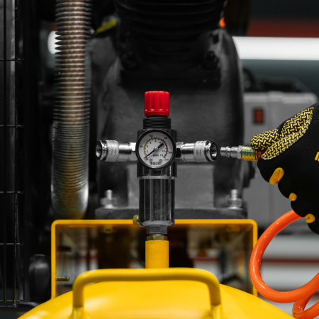 Компрессор воздушный DENZEL рем. привод BCV 4000-T/200, 4,0 кВт, 200 литров, 690 л/мин