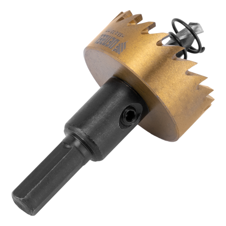 Коронка по металлу DENZEL 724110, 35 мм, HSS, нитридтитановое покрытие