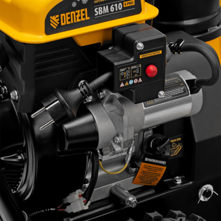 Снегоуборщик бензиновый DENZEL SBM 610S PRO, 212 cc, электростартер, фара, обогрев Снегоуборщик бензиновый DENZEL SBM 610S PRO, 212 cc, электростартер, фара, обогрев