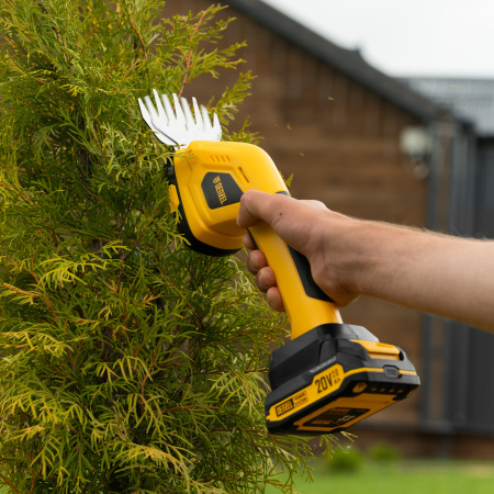 Ножницы-кусторез аккумуляторные DENZEL GS-20, Li-Ion, 20 В