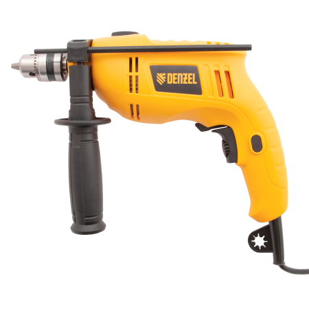 Ударная дрель DENZEL ID-550, 550 Вт, 0-2900 об/мин, 46400 уд/мин