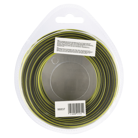 Леска для триммера DENZEL двухкомпонентная квадратная, 2,0мм х 15м, блистер SkyCutter