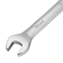 Ключ комбинированный трещоточный DENZEL, 11 мм, CrV, матовый хром