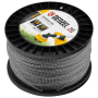 Леска для триммера DENZEL двухкомпонентная витой квадрат, 3,0мм х 163м, на DIN катушке EXTRA CORD