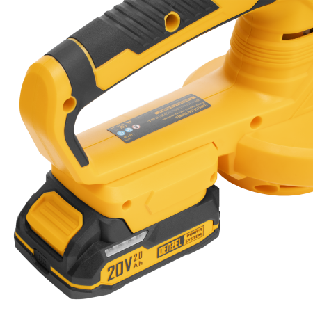 Воздуходувка аккумуляторная DENZEL AB-500, 60 м/с, 500 м3/ч, Li-Ion, 20 В