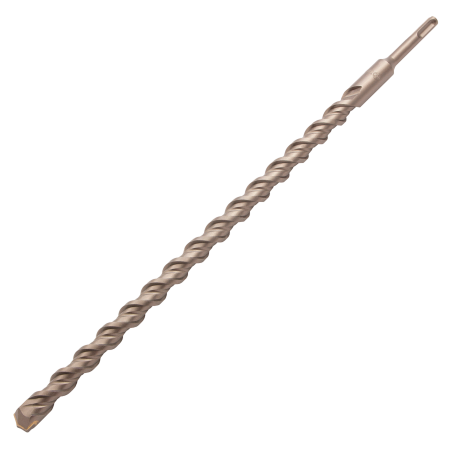 Бур по бетону DENZEL 705049, 20 x 460 мм, двойная спираль, три пылеотводящие кромки