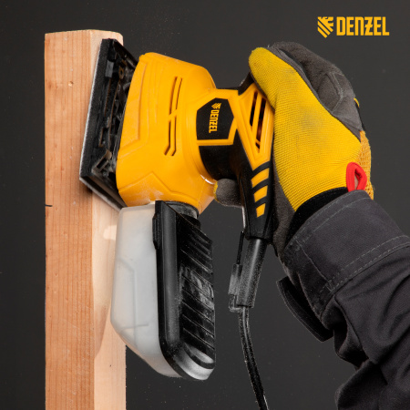 Машина плоскошлифовальная вибрационная DENZEL VDS-2, 2 в 1, 130 Вт, 14000 об/мин