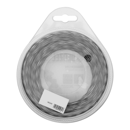 Леска для триммера DENZEL 96249 двухкомпонентная эллипс, 2,7мм х 15м, блистер EXTRA CORD