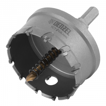 Коронка по металлу DENZEL 724019, 68 мм, твердосплавная