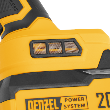 Машина шлифовальная угловая аккумуляторная бесщет. DENZEL AGH-BL-20-125, Li-Ion, 20 В