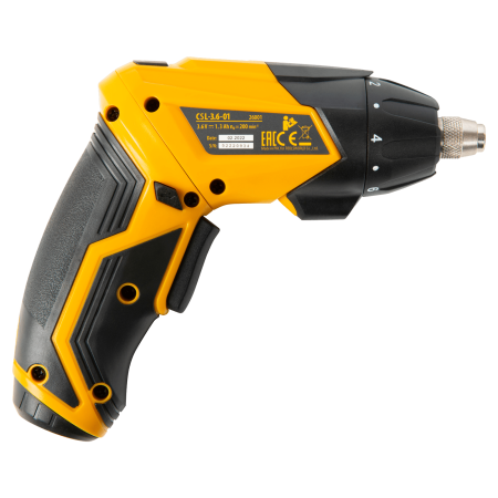 Отвертка DENZEL CSL-3.6-01, с аккумулятором 3.6 В Li-Ion, 1.3 Ач, 200 об/мин, с аксессуарами Отвертка DENZEL CSL-3.6-01, с аккумулятором 3.6 В Li-Ion, 1.3 Ач, 200 об/мин, с аксессуарами