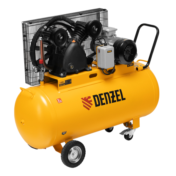 Компрессор воздушный DENZEL рем. привод BCV 4000-T/200, 4,0 кВт, 200 литров, 690 л/мин