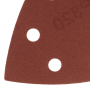 Треугольник абразивный на ворc. подложке под "липучку", перф., P 320, 150х150х100 мм, 5 шт. Denzel