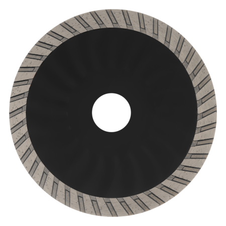 Диск алмазный отрезной DENZEL ф125 х 22,2 мм, Турбо, сухое резание, HWD92