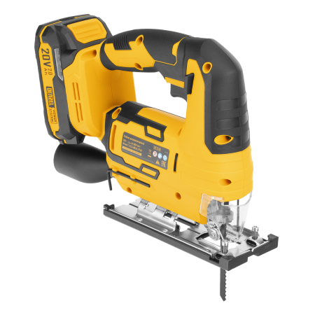 Лобзик аккумуляторный DENZEL CJH-20-80, Li-Ion, 20 В