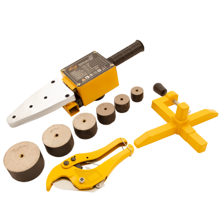 Аппарат для сварки пластиковых труб DENZEL DWP-1500, 1500 Вт, 260-300 град, 20-63 мм