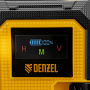 Лазерный уровень мультипризменный DENZEL DLV-360-3C, 30 м, зеленый луч, Li-Ion 2,4 Aч, кейс