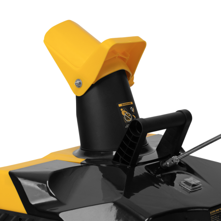 Снегоуборщик электрический DENZEL ESB-460-M, 1.8 кВт, металлический шнек, LED фара