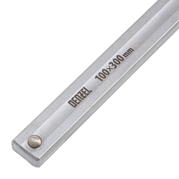 Струбцина DENZEL F-образная, 100x300мм, кованая Струбцина DENZEL F-образная, 100x300мм, кованая