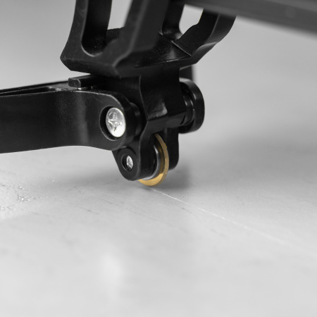 Плиткорез рельсовый DENZEL 1000х16мм, каретка на подш., стальная станина, усил. рукоятка-пенал