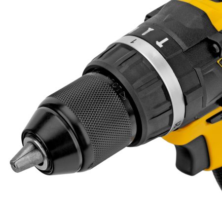 Дрель-шуруповерт аккумуляторная ударная бесщет DENZEL CIDB-IB-18-02, Li-Ion, 18 В, 2 акк.