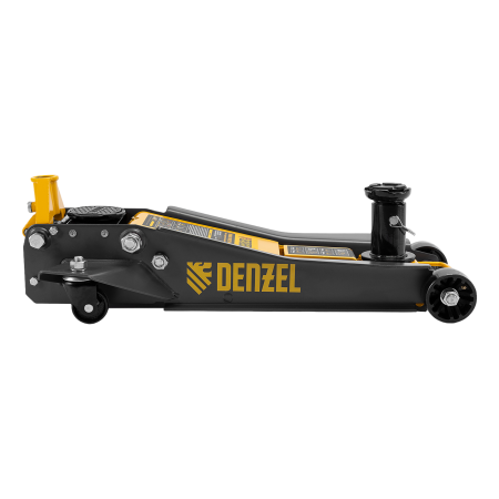 Домкрат гидравлический подкатной DENZEL 2/3 т, 98-770 мм, быстрый подъем, низ. подхват, проф, SUV
