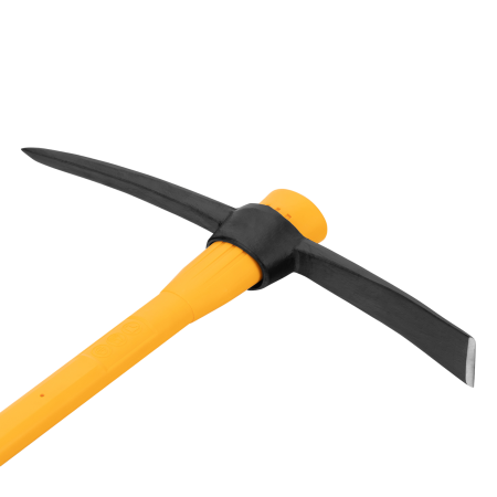 Кирка DENZEL 1500 г, узкая, фиберглассовая обрезиненная рукоятка 900 мм