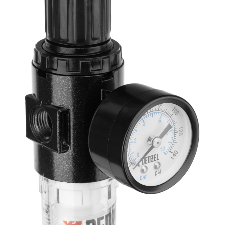 Фильтр-регулятор DENZEL FR1500, 10 бар, 1500 л/мин, 1/4"