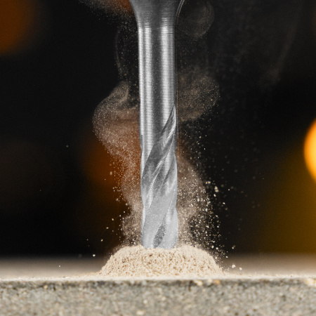 Бур по бетону DENZEL, цельная крестовая пластина, 6x115 мм, SDS PLUS