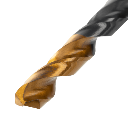 Сверло по металлу DENZEL 8,5 мм, HSS-Tin, Golden Tip, 8 шт.