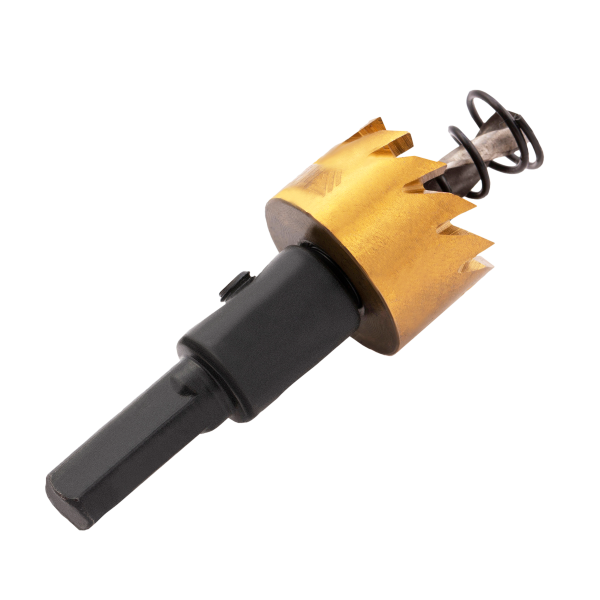 Коронка по металлу DENZEL 724102, 21 мм, HSS, нитридтитановое покрытие