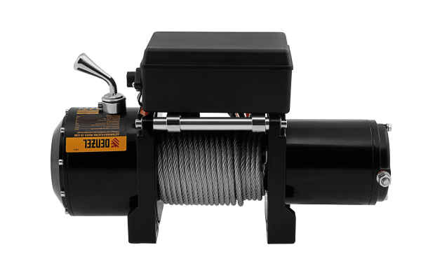 Лебедка автомобильная электрическая DENZEL LB- 2200, 2,2 т, 3,3 кВт, 12 В