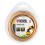 Леска для триммера DENZEL армированная алюминием круглая, 2,4мм х 15м, блистер ALUFLEX