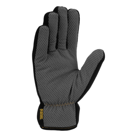 Перчатки универсальные DENZEL, двойные, ПВХ нанесение, размер 8