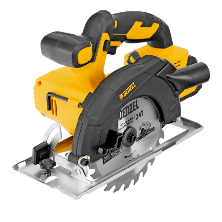 Пила циркулярная аккумуляторная DENZEL CCSH-20-165, 165 мм, Li-Ion, 20 В