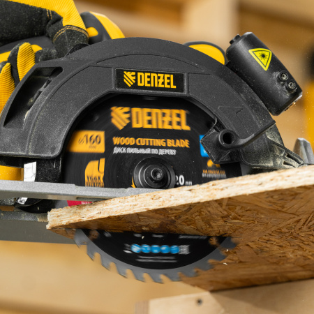 Пильный диск по дереву DENZEL ф160 х 20 мм, 36 зубьев