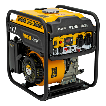 Генератор инверторный DENZEL GK-5500iF, 5,5 кВт, 230 В, ручной старт