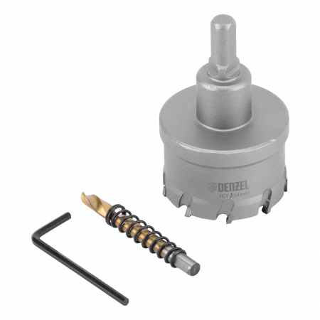 Коронка по металлу DENZEL 724016, 51 мм, твердосплавная