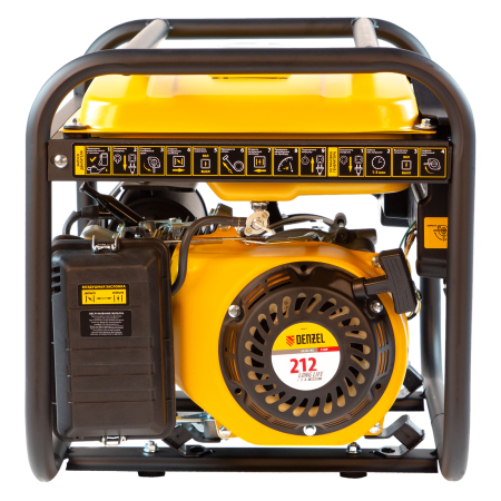 Генератор бензиновый DENZEL PS 25, 2.5 кВт, 230 В, 15 л, ручной старт