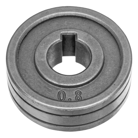 Подающий ролик DENZEL V профиль под стальную проволоку 0,8-1мм, 2 шт