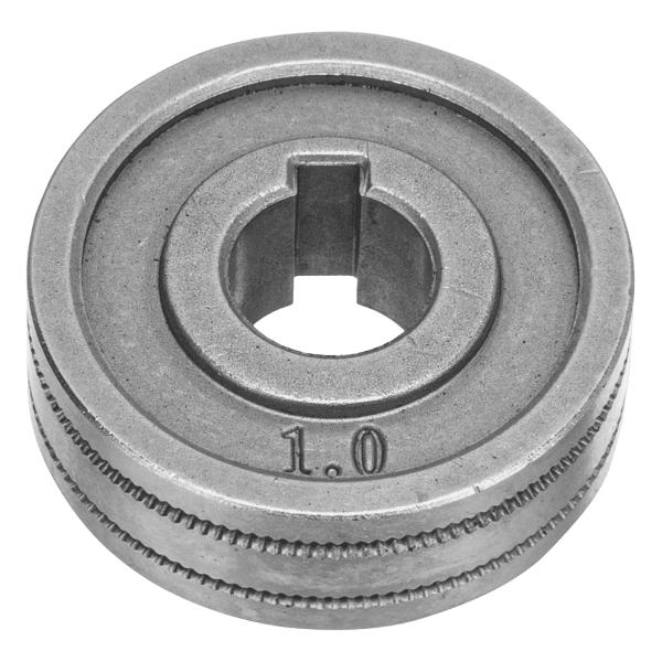 Подающий ролик DENZEL зубчатый профиль под флюсовую проволоку 0,8-1мм, 2 шт