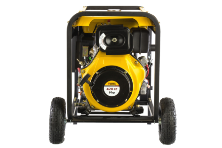 Дизельный генератор DENZEL DD6300Е, 5 кВт, 220 В/50 Гц, 15 л, электростартер