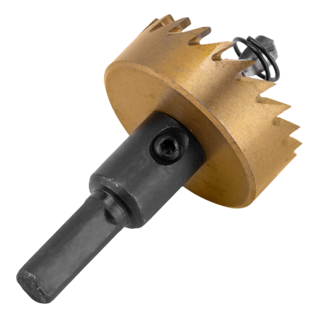 Коронка по металлу DENZEL 724111, 38 мм, HSS, нитридтитановое покрытие